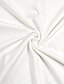 preiswerte Super Sale-Damen Hemd Tunika Bluse Glatt Casual Taste Fließende Tunika Weiß 3/4 Ärmel Basic V Ausschnitt