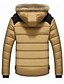 cheap All Sale-Men&#039;s Quilted Winter Sport Puffer Jacket with Detachable Hood