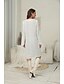 cheap Cotton &amp; Linen Dresses-Casual Women&#039;s Pure Color Basic Midi Shift Dress