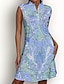 abordables Golf Dresses-Vestido de Golf para Mujer Protección Solar Floral