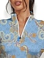 cheap Zip Up Pullover-Women&#039;s Sun Protection Paisley Polo Shirt