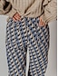 abordables Sale-pantalon court taille haute en coton