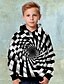 cheap Boys&#039; Hoodies &amp; Sweatshirts-Boys&#039; 3D Graffiti Print Hoodie Long Sleeve Black