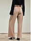 preiswerte Pants-Anzughose mit hoher Taille und weitem Bein