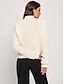 preiswerte Sale-Pullover mit Zopfmuster aus Acryl-Polyester