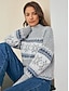 billige Designer Sweaters &amp; Cardigans-Snefnugspullover