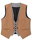 cheap New To Sale-Men&#039;s Formal s Cotton Polyester Slim Vest