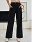 cheap Pants-Corduroy High Waist Wide Leg Pants