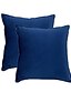 abordables Almohadas-Cojines decorativos 1 pieza de terciopelo de lujo funda de almohada de color sólido funda de cojín para sofá de dormitorio para sala de estar cojín para exterior para sofá sofá cama silla rosa azul
