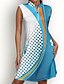 cheap Zip Up Dresses-Women&#039;s Sun Protection Polka Dot Sleeveless Dress