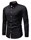 cheap Men&#039;s Shirts-Men&#039;s Shirt Abstract Button Down Collar Daily Long Sleeve Tops Simple Elegant Formal Classic White Black Wine