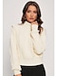 preiswerte Sale-Pullover mit Zopfmuster aus Acryl-Polyester