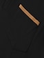 abordables Short Sleeve-Hombre Henley Shirt Camiseta superior Escote en Pico Plano Calle Vacaciones Bolsillo delantero Mangas cortas Ropa Moda Design Básico