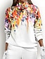 cheap Outerwear-Women&#039;s Colorful Thermal Pullover Sweatshirt