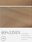 cheap Linen Bottoms-40% Linen Solid Color Pants