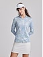 cheap Zip Up Pullover-Sun Protection Paisley Zip Collar Polo Shirt