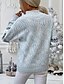 cheap Designer Sweaters &amp; Cardigans-Soft Ribbed Knit Crewneck Sweater