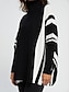 cheap Designer Sweaters &amp; Cardigans-Women&#039;s Lucia Striped Poncho