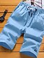 cheap Shorts-Men&#039;s Solid Colored Cotton Board Shorts