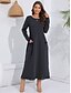 cheap Super Sale-Women&#039;s Elegant Lace Sweatshirt Maxi Dress