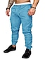 cheap Sweatpants-Men&#039;s Basic Cotton Cargo Pants in Black White