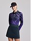 cheap Polo Top-Women&#039;s Sun Protection Purple Polo Shirt