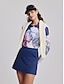 abordables Polo Top-Women&#039;s Golf Polo Shirt Long Sleeve Sun Protection Top   Floral Paisley