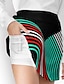 abordables Skirts &amp; Skorts-Ropa Tenis Mujer Golf Falda Azul Verde Rojo Protección Solar Moda Rayas