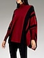 cheap Designer Sweaters &amp; Cardigans-Women&#039;s Lucia Striped Poncho
