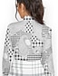 abordables Zip Up Pullover-Mujer Camisas de polo Gris Manga Larga Protección Solar Camiseta Cachemir Otoño Invierno Ropa de golf para damas Ropa Trajes Ropa Ropa