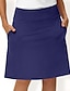 baratos Skirts-Mulheres Saia de tênis Saia de golfe Rosa escuro Preto Branco Proteção Solar Roupas de Tênis Roupas femininas de golfe, roupas, roupas, roupas