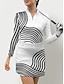 cheap Zip Up Pullover-Women&#039;s Sun Protection Striped Polo Shirt