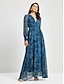 abordables Designer Dresses-Women&#039;s V Neck Maxi Dress