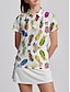 abordables Polo Top-Women&#039;s White Short Sleeve Golf Polo Shirt