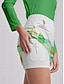 cheap Skirts &amp; Skorts-Women&#039;s Leaf Print Golf Skirts