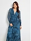 cheap Designer Dresses-Women&#039;s Sheers Cinched Waist Maxi Dress