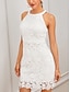 abordables Sale-Women&#039;s Floral Lace Dress