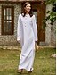 cheap Maxi Dresses-Women&#039;s Cotton Linen Breathable Loose Maxi Dress