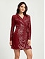 cheap Designer Dresses-Sparkly Sequin Party Dress