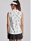 baratos Polo Top-Women&#039;s Sleeveless Sun Protection Polo Shirt