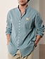 abordables Linen Shirts-King&#039;s Linen Button Up Shirt