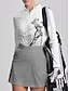 abordables Zip Up Pullover-Mujer Camisas de polo Blanco Manga Larga Protección Solar Camiseta Otoño Invierno Ropa de golf para damas Ropa Trajes Ropa Ropa
