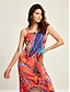abordables Designer Dresses-Women&#039;s Floral Sleeveless Dress