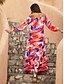 cheap Print Dresses-Women&#039;s Mandy Colorful Off Shoulder Maxi Dress