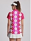 baratos Polo Top-Camisa Polo de Golfe para Mulheres com Proteção Solar