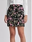 abordables Skirts-Faldas de Golf para Mujeres Diseño Floral de Invierno