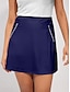 billige Skirts-Golf Skorts Black White Blue