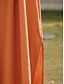cheap Designer Dresses-Halter Neck Solid Color Linen Sticky Dress