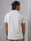 abordables Short Sleeve-Camiseta de hombre gráfica 100% algodón  diseño clásico y cómodo