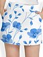 abordables Skirts-Ropa de Tenis para Mujeres Skirt Golf Azul Royal Prenda Deportiva Floral Outfit